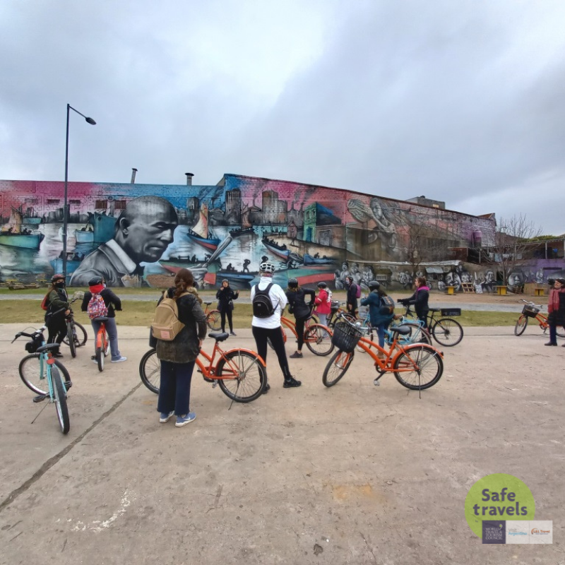 grupo en bicicleta
