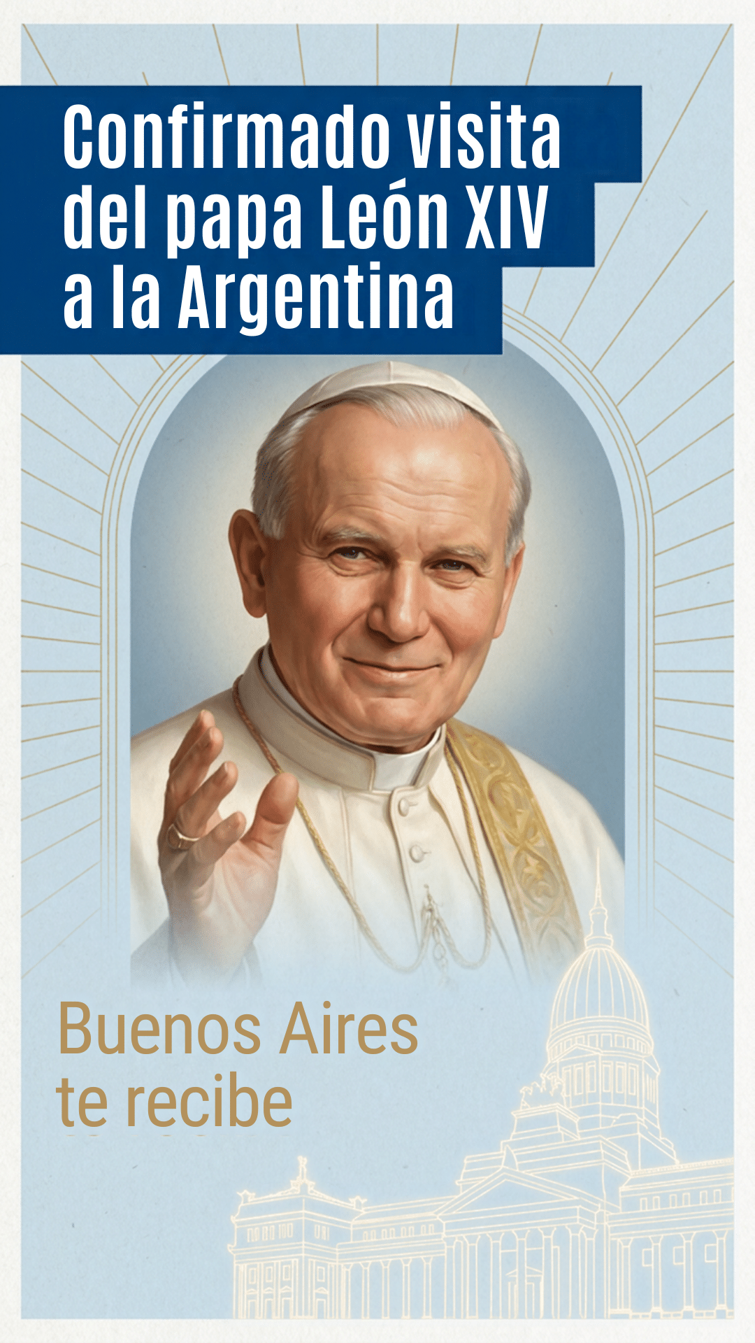 Imagen del Papa Leon XIV